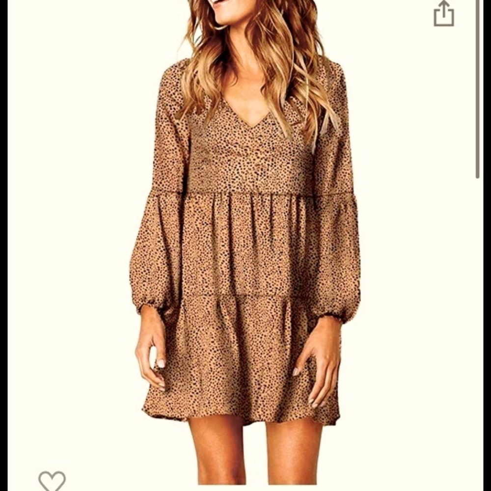 Eytino Women Summer Tunic Dress V Neck Nwt